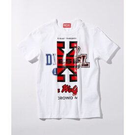 SHIFFON DIESEL ディーゼル Kids & Junior ブランドロゴ 半袖 Tシャツ カットソー 男の子 子供服 こども服 キッズ おしゃれ かっこいい かわいい ブランド トップス