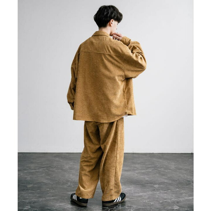楽天市場】セットアップ コーデュロイ CPOシャツジャケット メンズ 