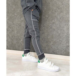 【10%OFFクーポン配布中!10/27(月)9:59まで】ZI-ON 裏起毛スウェットパンツ キッズ 裏起毛パンツ ジョガーパンツ 子供服 男の子 女の子 暖かい ジャージ ステッチ 長ズボン 無地 部屋着 ルーム