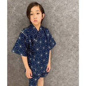 ZI-ON 接触冷感 SHISKY 甚平 子供 キッズ 男の子 女の子 おしゃれ お祭り 浴衣 和服 和装 夏 ジンベイ こども 子ども セットアップ 上下セット 部屋着 ジュニア 夏物 夏服 韓国子供服 110cm 120cm 130cm