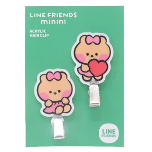 cinemacollection LINE FRIENDS minini �w�A�A�N�Z �O���N���b�v 2�Z�b�g �`���j�j �T���^�� �w�A�N���b�v ���C�N ��� �L�����N�^�[ �O�b�Y �w�A�A�N�Z�T���[