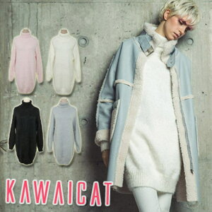 KawaiCat �yop13228�z�X�L�j�[�p���c�⃌�M���X�ƍ��킹���R�[�f�����x�[�V�b�N�ȃf�U�C���Œ����Ȃ��₷���x�[�V�b�N�^�[�g���l�b�N�����O�j�b�g�����s�[�X �����s�[�X�E�h���X