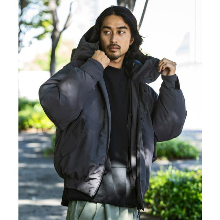 楽天市場】+phenix プラスフェニックス BOMBER DOWN JACKET ボマー 