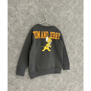 NEXT WALL TOM&JERRY バックプリント裏起毛トレーナー キッズ 子供服 男の子 女の子 キャラクター トム&ジェリー トムとジェリー トムジェリ グッズ スウェット スエット ビッグシルエット ビッ