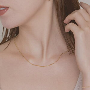 LUPIS 【金属アレルギー対応 316L】スネークチェーンステンレスネックレス アクセサリー