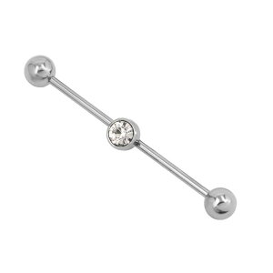 �y10��OFF�N�[�|���I1/16(��)1:59�܂ŁzLUPIS �y14G�z�W���G���C���_�X�g���A���X�g���[�g�o�[�x���{�f�B�s�A�X�@�y�T�[�W�J���X�e�����X 316L �C���_�X�g���A�� �X�g���[�g �o�[�x�� �S3�F 14G �v