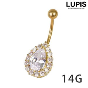 LUPIS �y14G�z�e�B�A�h���b�v�W���G���o�i�i�o�[�x���{�f�B�s�A�X �ւ��s�A�X �@�y�T�[�W�J���X�e�����X 316L �{�f�B�s�A�X �o�i�i�o�[�x�� 14g �ւ��s �e�B�A�h���b�v �r�W���[ �S�[���h �v�`