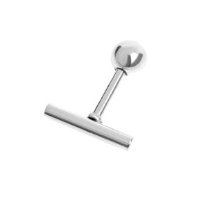 LUPIS �y16G�z�V���v���o�[�X�g���[�g�o�[�x���{�f�B�s�A�X�@�y�T�[�W�J���X�e�����X 316L �{�f�B�s�A�X �X�g���[�g�o�[�x�� 16G �V���[�g�o�[ �����A�����M�[�Ή� ��s�A�X �v�`�v�� �t �� 