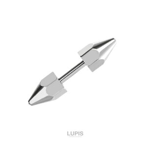 �y10��OFF�N�[�|���I1/16(��)1:59�܂ŁzLUPIS ��16G��o���G�e�B�X�p�C�N�X�g���[�g�o�[�x���{�f�B�s�A�X�@�y�v�`�v�� 316L �T�[�W�J���X�e�����X �{�f�B�s�A�X 16G �X�g���[�g�o�[�x�� �R�[���w�b