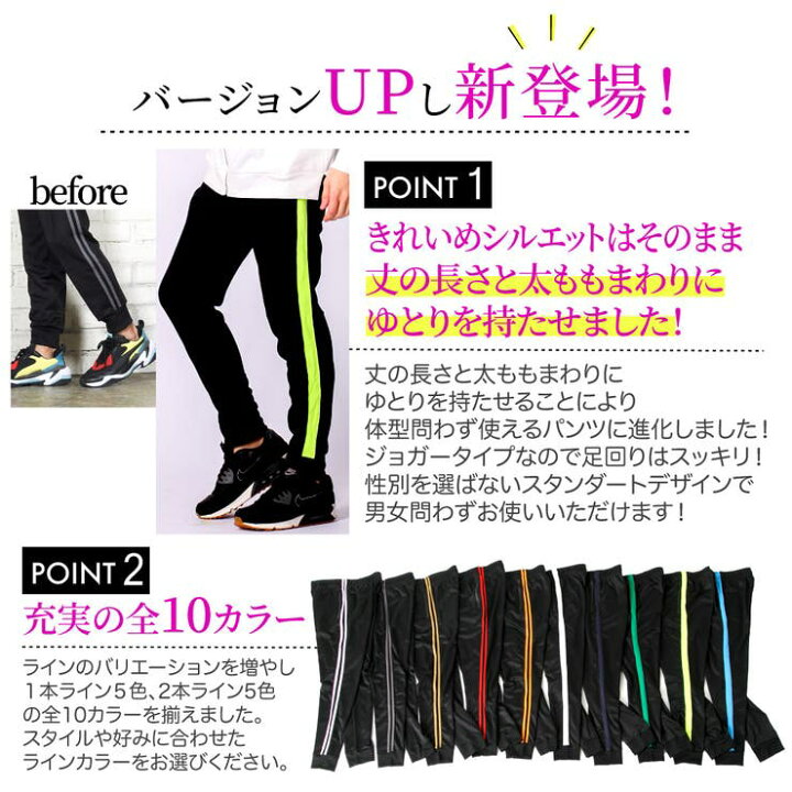 楽天市場】【3/5限定 20%OFFクーポン】ジャージパンツ メンズ ライン 
