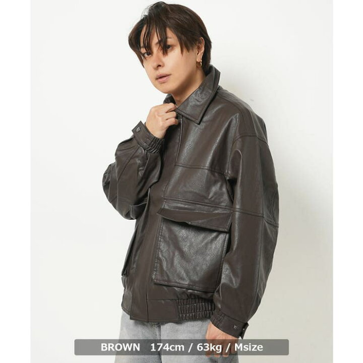 楽天市場】【店内全品10%OFF】合皮 A-2レザージャケット メンズ A-2 