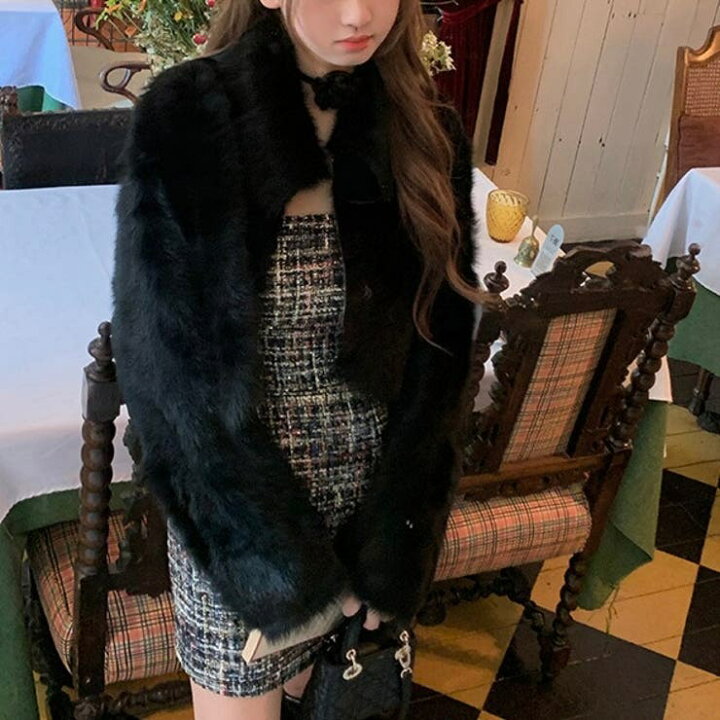 楽天市場】襟付きショート丈ファージャケット : SHOPLIST 