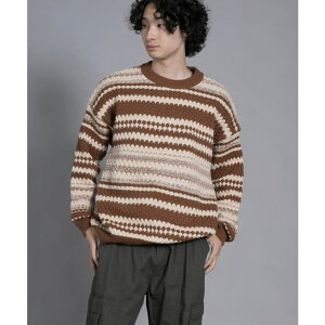 aimoha men aimoha men Chic Striped Knit Jumper �{�[�_�[�j�b�g�yAW�z �g�b�v�X