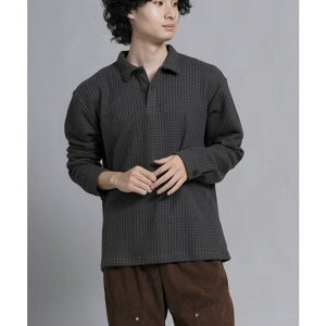 �y10��OFF�N�[�|���I4/10(��)1:59�܂Łzaimoha men aimoha men Textured Comfort Polo Sweater �|���X�E�F�b�g�@�����Y ���j�Z�b�N�X �g�b�v�X