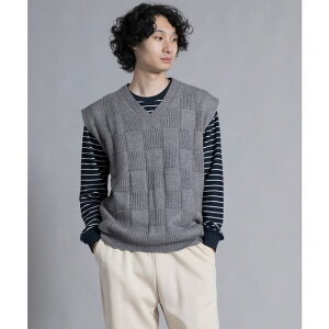 �y10��OFF�N�[�|���I4/10(��)1:59�܂Łzaimoha men aimoha men Elegant Check Pattern Vest �x�X�g ���j�Z�b�N�X �����Y �g�b�v�X