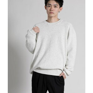 �y10��OFF�N�[�|���I4/10(��)1:59�܂Łzaimoha men �yaimoha neo�z Cozy Flecked Pullover �v���I�[�o�[ �j�b�g �g�b�v�X