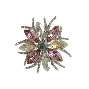 VINGTAINE �u���[�`�@�N���X�^���@�t�����[ (S�T�C�Y)�@�J���[ �J�b�g�N���X�^���@��̓� �M�t�g BR-88 �A�N�Z�T���[