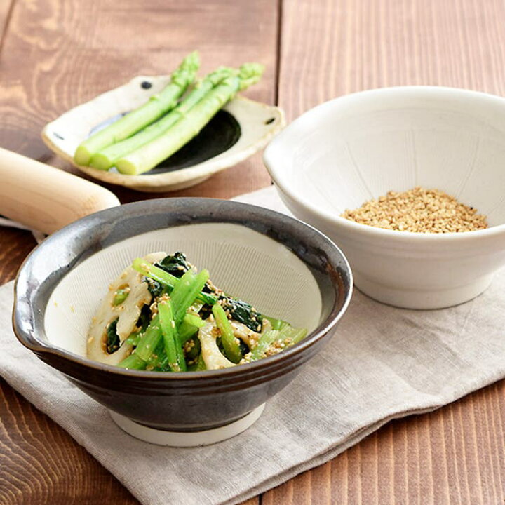 楽天市場】EAST table 和食器 4寸片口すり鉢すり鉢 ゴマすり 調味料 