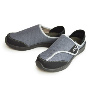 ShoeSquare コンフォートシューズ メンズ 2WAY ベルクロ スリッポン スニーカー 通気性 マジックテープ 軽量 防滑 屈曲 靴 幅広 4E ワイズ メディカルシューズ シューズ・靴