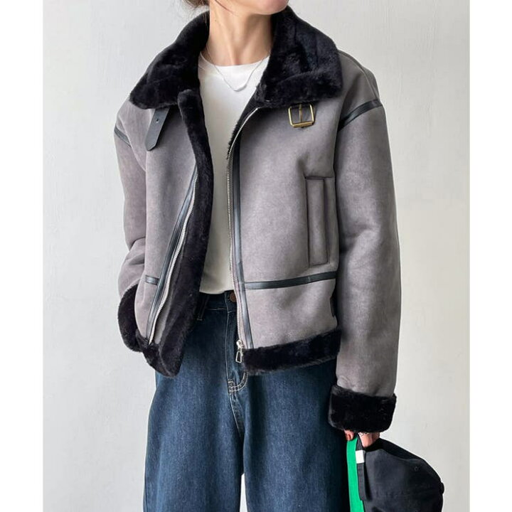 楽天市場】ムートンジャケット Ladies Jacket ムートンコート 