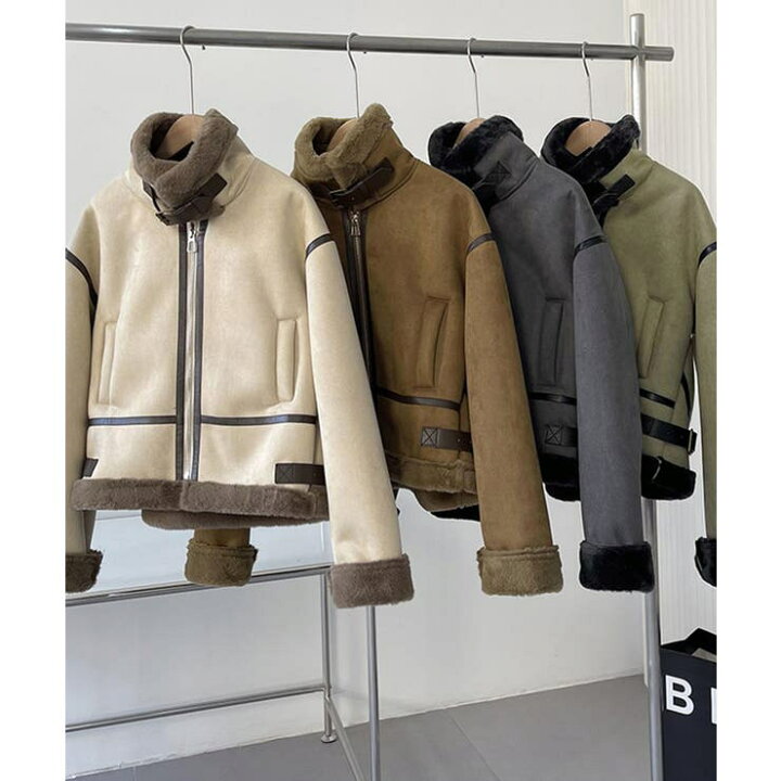 楽天市場】【3/27 1:59まで 10%OFFクーポン】ムートンジャケット 