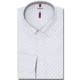 【8/11まで5％OFFクーポン】TAKA-Q MEN 【大きいサイズ】レノマオム/renoma HOMME 形態安定 ショートレギュラーカラースナップダウン長袖シャツ スーツ