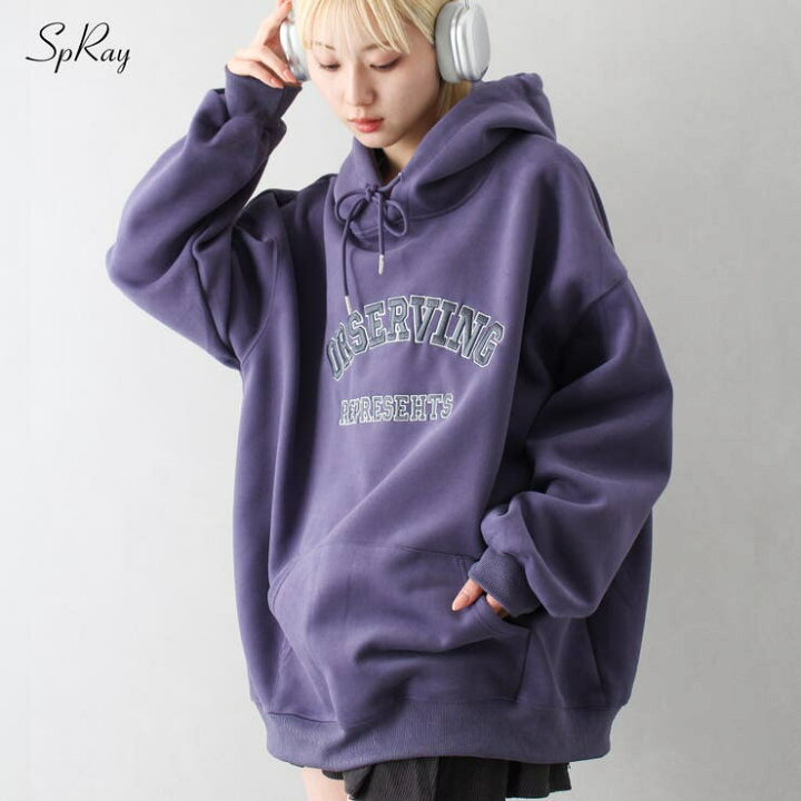 楽天市場】【店内全品5%OFF】刺繍ロゴBIGパーカー : SHOPLIST