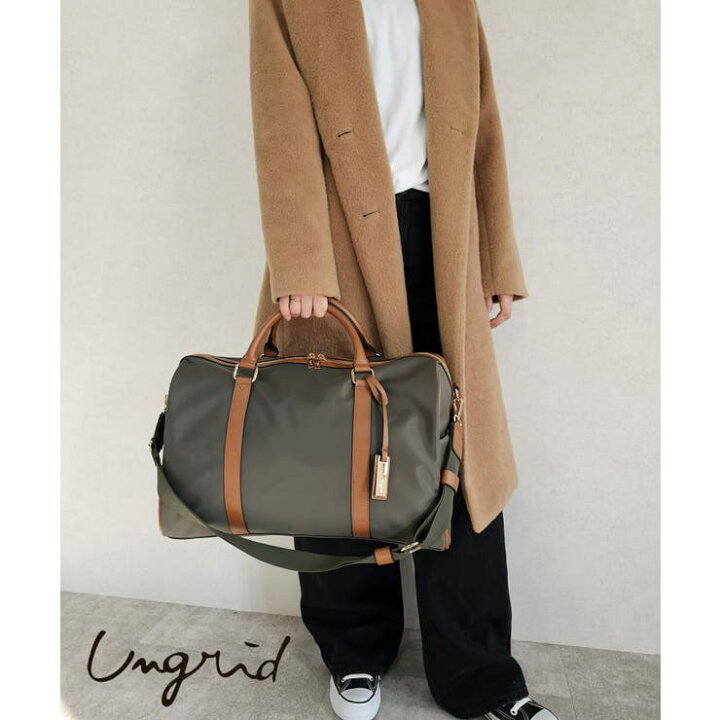 楽天市場】STYLE CODE 【Ungrid/アングリッド】牛革×ナイロン ラージ 