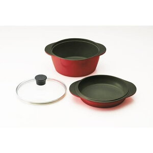 Skater 【IH/ガス火対応】水なし万能鍋//水無万能鍋 無水鍋/万能 お鍋 深鍋 浅鍋 ガラス蓋 フタ 無水調理鍋 調理器具 調理 料理 水無し万能鍋 キッチン 台所 クッキング IH対応 ダイヤモンドコ