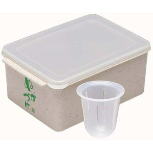 Skater 便利な水取り付き【ぬか漬け用容器】//ぬかづけ 糠漬け 糠づけ レシピ付き 野菜 べったら漬け みそ漬け// スケーター 食器・キッチン用品