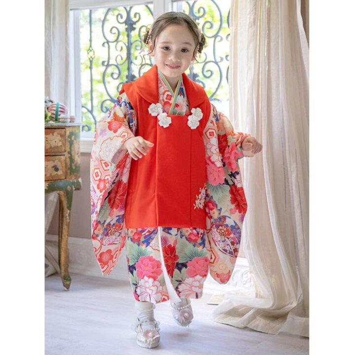 楽天市場】七五三 被布セット 3歳 着物 3点セット 女の子[ 100cm 青  