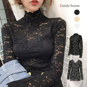 �y10��OFF�N�[�|���I4/17(��)9:59�܂Łzcandy-house ���[�X ���� �g�b�v�X ���[�X�u���E�X �n�C�l�b�N V�l�b�N 3�J���[ �u���E�X �C���i�[ �J�b�g�\�[ ������ ������ ���b�V�� �H�~ 2001 �����s�[�X�E