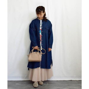 ARGO TOKYO �w2023REnew�xDenim Shirt One-piece 29008�@�Ĕ̃A�C�e���@�f�j���V���c�����s�[�X�@�f�j���V���c�@�V���c�����s�[�X�@�f�j�������s�[�X�@�����O��@�}�L�V��@�}�L�V�����s�[�X�@2WAY ����
