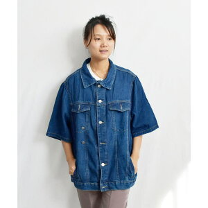 �y10��OFF�N�[�|���I6/11(��)1:59�܂ŁzARGO TOKYO Half Sleeve Denim Jacket 21105 �n�[�t�X���[�u�f�j���W���P�b�g�@�f�j���W���P�b�g�@�f�j���V���c�@�n�[�t�X���[�u�@���C�g�A�E�^�[�@�I�[�o�[�f�j�� 