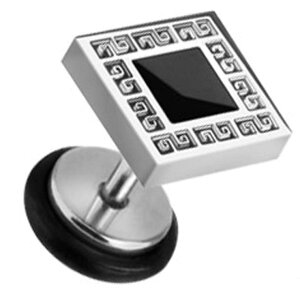 �y10��OFF�N�[�|���I1/16(��)1:59�܂Łz�s�A�X���XHOMESLICEPRODUCTIONS �{�f�B�s�A�X �u���b�N�X�N�G�A�t�F�C�N�v���O�y�{�f�B�s�A�X/�{�f�B�[�s�A�X/�z�[��/�v���O/316L�X�e�����X�T�[�W�J���X�e