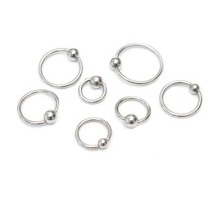 �y10��OFF�N�[�|���I1/16(��)1:59�܂Łz�s�A�X���XHOMESLICEPRODUCTIONS �L���v�e�B�u�r�[�Y�����O�@16G �y��s�A�X ���s�A�X �w���b�N�X 316L �T�[�W�J�� �X�e�����X ���u���b�g ���b�v �A�N�Z�T��