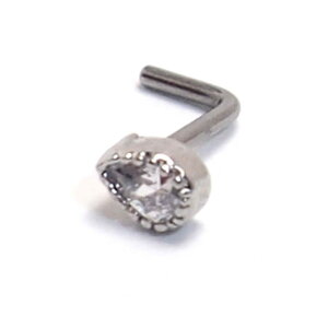 �y10��OFF�N�[�|���I1/16(��)1:59�܂Łz�s�A�X���XHOMESLICEPRODUCTIONS �@�s�A�X 20G 316L�T�[�W�J���X�e�����X �e�B�A�h���b�v �x���h�@�m�[�Y�X�^�b�h�����O �T�[�W�J���X�e�����X 316L �@�{�f�B�s