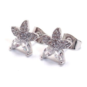 �s�A�X���XHOMESLICEPRODUCTIONS �s�A�X 925 Sterling Silver CZ�o���G�e�B�t�@���V�[�`���[���s�A�X 1�y�A �V���o�[�s�A�X �y ���f�B�[�X �����Y�z �A�N�Z�T��