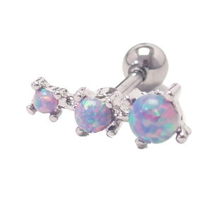 �y10��OFF�N�[�|���I1/16(��)1:59�܂Łz�s�A�X���XHOMESLICEPRODUCTIONS �g���v���I�p�[�� �X�g���[�g�o�[�x�� 16G ��s�A�X ���s�A�X �w���b�N�X 316L �T�[�W�J�� �X�e�����X ���u���b�g ���b�v ��