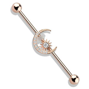 �y10��OFF�N�[�|���I1/16(��)1:59�܂Łz�s�A�X���XHOMESLICEPRODUCTIONS �{�f�B�s�A�X �C���_�X�g���A�� CZ�p���F ���[��&�X�^�[ �X�g���[�g�o�[�x�� �O���� 14G ��s�A�X ���s�A�X �w���b�N�X 316L 