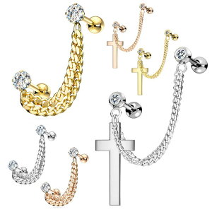 �y10��OFF�N�[�|���I1/16(��)1:59�܂Łz�s�A�X���XHOMESLICEPRODUCTIONS �{�f�B�s�A�X �_�u���`�F�[�� �W���G�����N���X �X�g���[�g�o�[�x�� 16G ��s�A�X ���s�A�X �w���b�N�X 316L �T�[�W�J�� �X