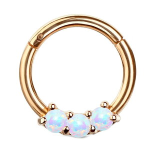 �y10��OFF�N�[�|���I1/16(��)1:59�܂Łz�s�A�X���XHOMESLICEPRODUCTIONS �{�f�B�s�A�X �g���v��CZ���g���v���I�p�[�� �Z�O�����g�����O 1���� 16G �����^�b�` �N���b�J�[ �t�[�v �����O 316L�T�[�W�J