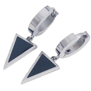 �y10��OFF�N�[�|���I1/16(��)1:59�܂Łz�s�A�X���XHOMESLICEPRODUCTIONS �u���b�N�G�i���� �g���C�A���O�����T�[�N�� 316L�T�[�W�J���X�e�����X �t�[�v�s�A�X�i1�y�A�j [ �X�e�����X�s�A�X ���f�B�[