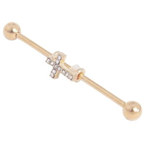 �y10��OFF�N�[�|���I3/26(��)1:59�܂Łz�s�A�X���XHOMESLICEPRODUCTIONS �{�f�B�s�A�X �C���_�X�g���A�� �N���X�^���p���F �N���X �X�g���[�g�o�[�x�� 14G ��s�A�X ���s�A�X �w���b�N�X 316L �T�[