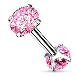 �s�A�X���XHOMESLICEPRODUCTIONS �{�f�B�s�A�X ���܃W���G�� CZ�g�b�v �C���^�[�i�� �X�g���[�g�o�[�x�� 16G ��s�A�X ���s�A�X �w���b�N�X 316L �T�[�W�J�� �X�e�����X ���u���b�g ���b�v ����