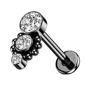 �s�A�X���XHOMESLICEPRODUCTIONS �{�f�B�s�A�X 16G �g���v���W���G�� CZ ���E���h �h���b�v�_�E�� �{�[���N���X�^�[ �C���^�[�i�� ���u���b�g�X�^�b�h ��s�A�X ���s�A�X �w���b�N�X 316L �T�[�W