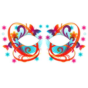 ピアス専門店HOMESLICEPRODUCTIONS アイメイク タトゥーシールフラワー&バタフライ【アイシャドー/アイライナー/アイライン/ステッカー/フェイスシール/フェイスペイント/TATTOO/ハロウィン/Hallowe