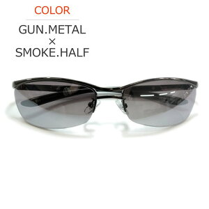 MERRY PLEASURE サングラス 伊達メガネ メンズ レディース ハーフリム ブロウ ブロー ちょい悪 オラオラ系 強面 ライトカラーレンズ 薄い色 シルバー ミラー ゴールド ブラウン スモーク グレー