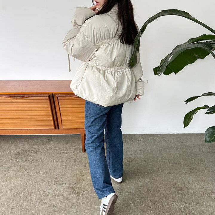 楽天市場】Doux Belle リボン ギャザー風 アウター ジャケット ダウン 