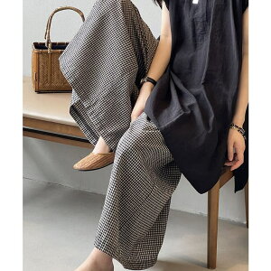 �y10��OFF�N�[�|���I4/17(��)9:59�܂ŁzARGO TOKYO Gingham Check Wide Pants �M���K���`�F�b�N���C�h�p���c�@���C�h�p���c�@SUMMER�p���c�@�����O�p���c�@�N���b�v�h�p���c �p���c�E�Y�{��